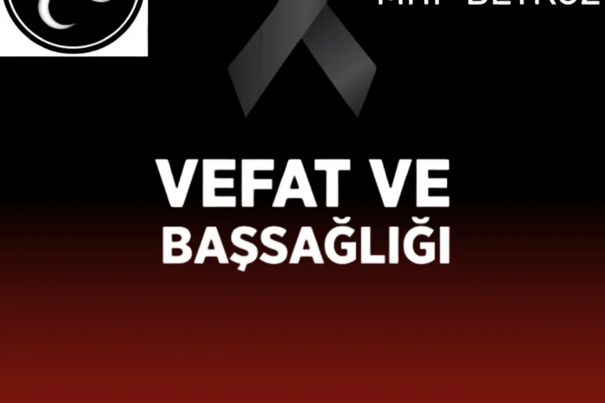 MHP Beykoz’dan Çayır Festivali’nde hayatını kaybeden genç için başsağlığı mesajı