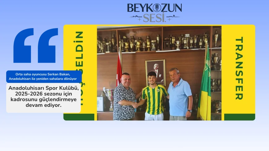 Orta saha oyuncusu Serkan Bakan, Anadoluhisarı ile yeniden sahalara dönüyor