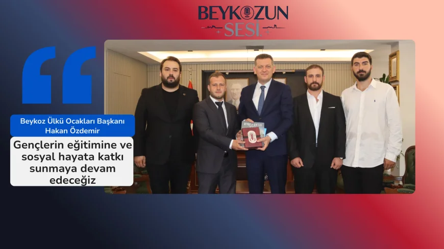 Beykoz Ülkü Ocakları Başkanı Hakan Özdemir: "Gençlerin eğitimine ve sosyal hayata katkı sunmaya devam edeceğiz"