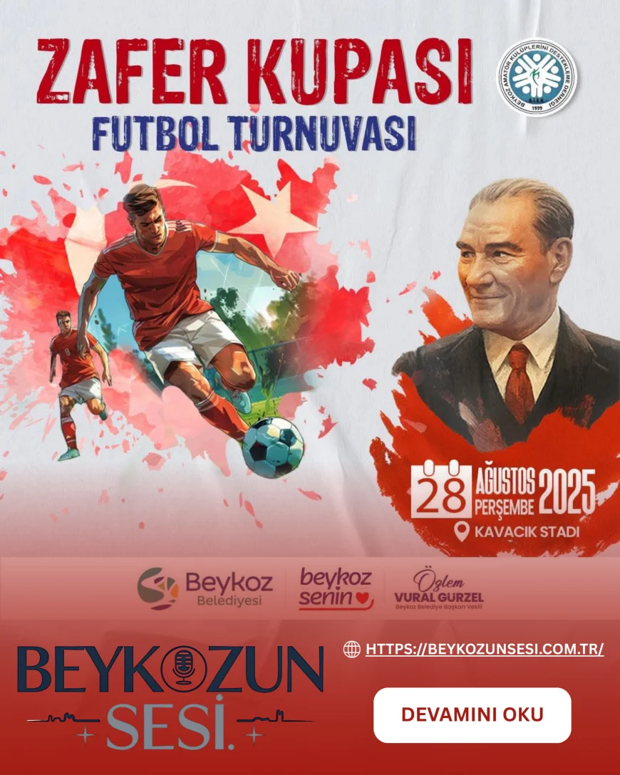 Beykoz’da 30 Ağustos Zafer Bayramı için düzenlenen Zafer Kupası Futbol Turnuvası başlıyor