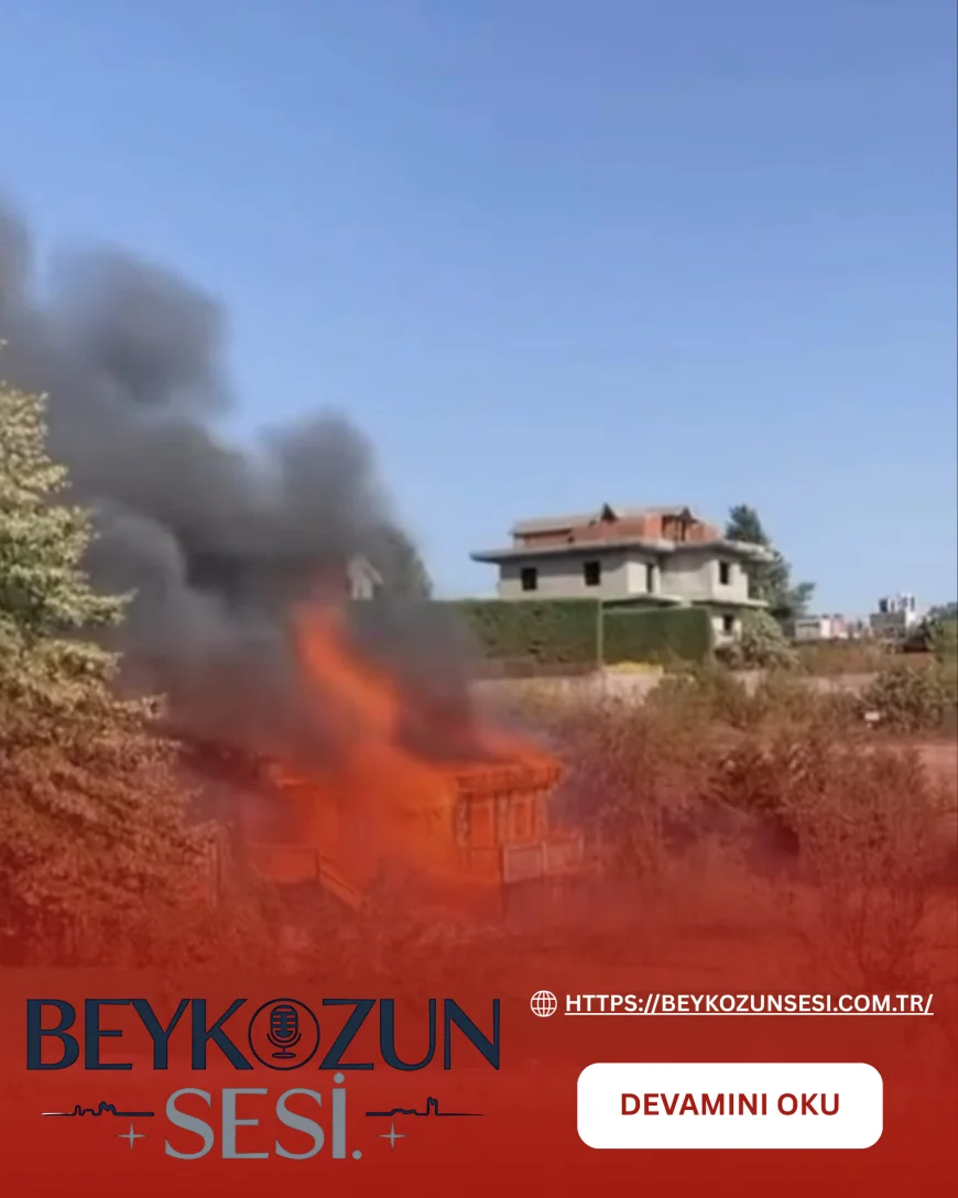 Beykoz Çavuşbaşı’nda ağaç ev yangını mahalleliyi korkuttu, itfaiye faciayı önledi