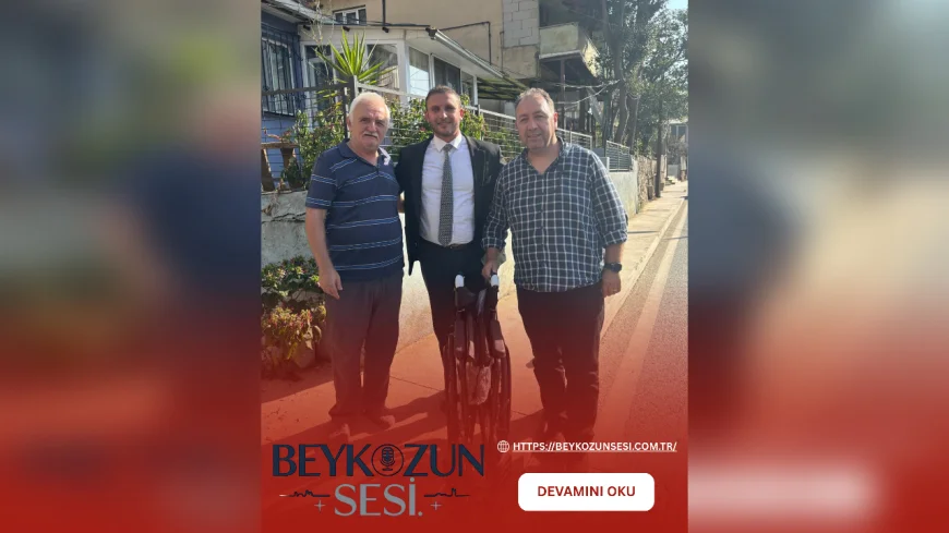 MHP Beykoz İlçe Başkanı Emre Çömlekçi: "İlk ortak projemizde tekerlekli sandalye teslim ettik"