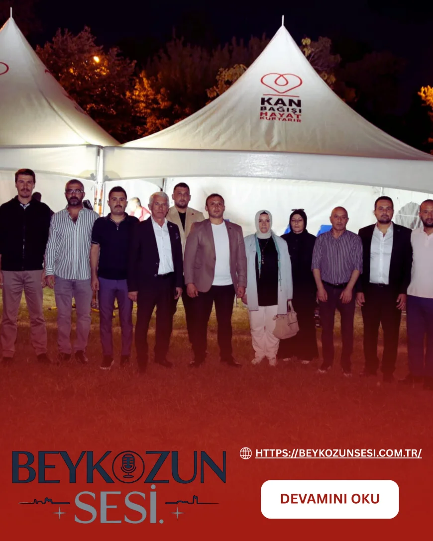 MHP Beykoz İlçe Başkanı Emre Çömlekçi: "Kızılay Türk milletinin vicdanıdır"