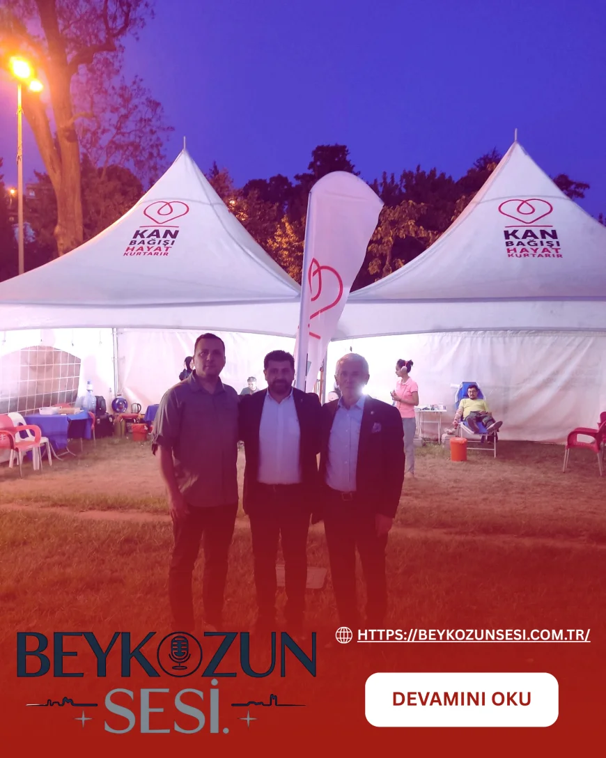 Deva Partisi Beykoz İlçe Başkanı Şenol Korkmaz: "Kan bağışı binlerce hayata can verebilir"