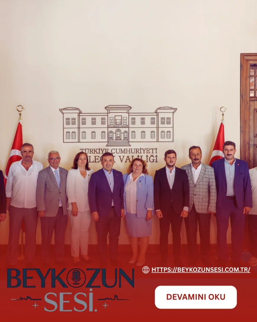 Beykoz Muhtarlar Derneği, Bilecik Valisi Faik Oktay Sözer’i makamında ziyaret etti