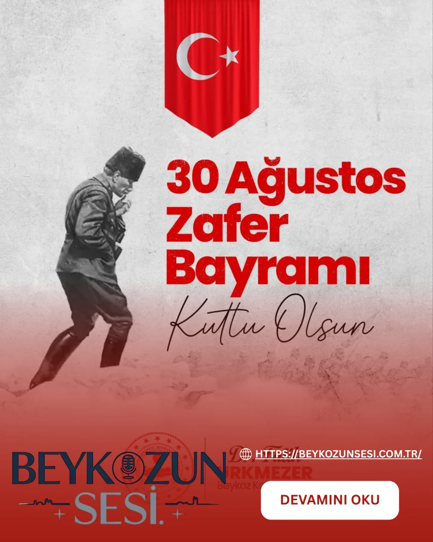 Beykoz Kaymakamı Dr. Fatih Ürkmezer: "30 Ağustos, bağımsızlık inancımızın ve birlik ruhumuzun sembolüdür"
