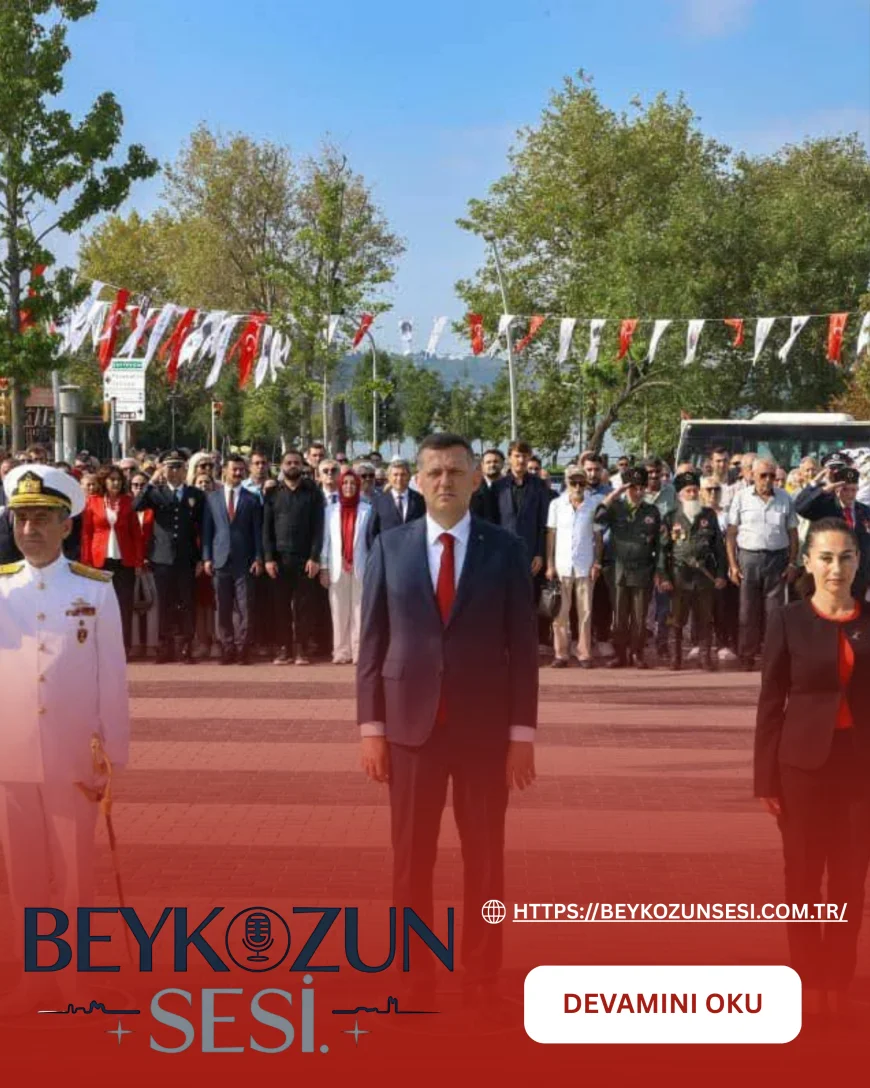 Beykoz’da 30 Ağustos Zafer Bayramı’nın 103. yılı coşkuyla kutlandı: Protokol ve vatandaşlar meydanda buluştu