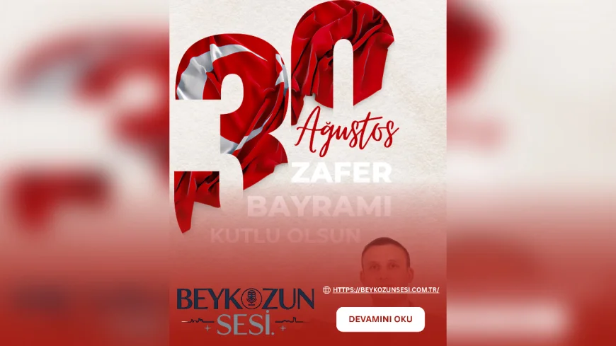 MHP Beykoz İlçe Başkanı Emre Çömlekçi: "30 Ağustos, Anadolu’daki varlığımızın sonsuza dek kalıcı olduğunun ilanıdır"