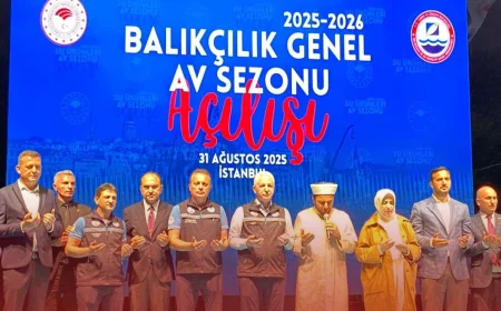 İstanbul’da 2025-2026 su ürünleri av sezonu Beykoz Poyrazköy’de törenle başladı