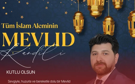 Mevlid Kandili dolayısıyla DEVA Partisi Beykoz İlçe Başkanlığından kutlama mesajı