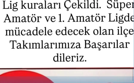 Beykoz amatör lig kuraları çekildi, MHP Beykoz İlçe Başkanlığı takımlara başarı mesajı gönderdi