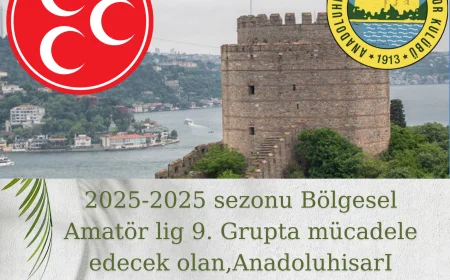 MHP Beykoz İlçe Başkanlığı: "Anadolu Hisarı İdmanyurdu BAL 9. Grupta Beykoz’un Gururu Olacak"