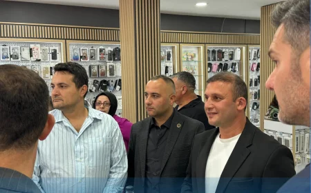 MHP Beykoz İlçe Başkanlığı heyeti Kavacık’ta düzenlenen işyeri açılışına katıldı
