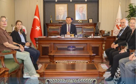 Polonezköy derneklerinden Beykoz Kaymakamı Dr. Fatih Ürkmezer’e hayırlı olsun ziyareti