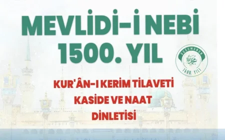 Beykoz’da Mevlid-i Nebi’nin 1500. yılı için camiden meydana yürüyüşle başlayacak manevi program
