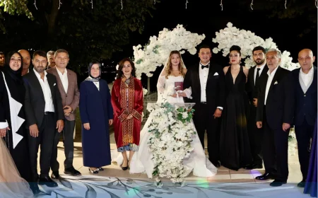 Beykoz Korusu’nda Görkemli Düğün: Dede ve Şekeroğlu Ailelerinin Mutlu Günü Protokolü Buluşturdu