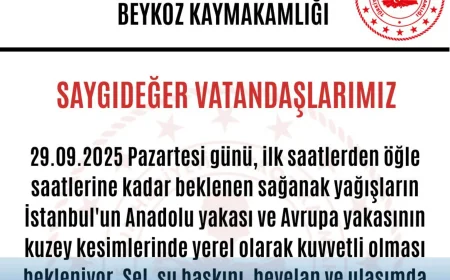 İstanbul’da 29 Eylül’de kuvvetli sağanak bekleniyor: Sel ve ulaşımda aksama uyarısı