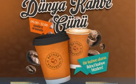Beykoz’da Dünya Kahve Günü kutlaması: “Bir alana bir bedava” kahve kampanyası büyük ilgi gördü