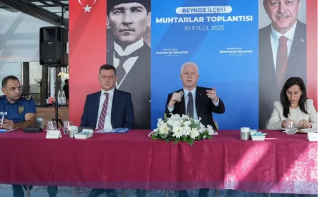 İstanbul Valisi Davut Gül, Beykoz’da Muhtarlarla Bir Araya Geldi: Sorunların Çözümü İçin Kurumlarla İş Birliği Vurgusu