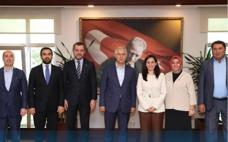AK Parti Grup Sözcüsü Murat Türkyılmaz Beykoz Belediyesi’nde projeler ve iş birliği üzerine görüşme gerçekleştirdi