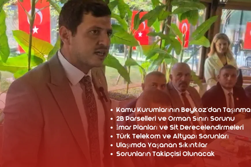 Beykoz Muhtarlar Derneği Başkanı Sorunları MHP’li Dr. İzzet Ulvi Yönter’e Aktardı – 45 Mahalleyi Kapsıyor