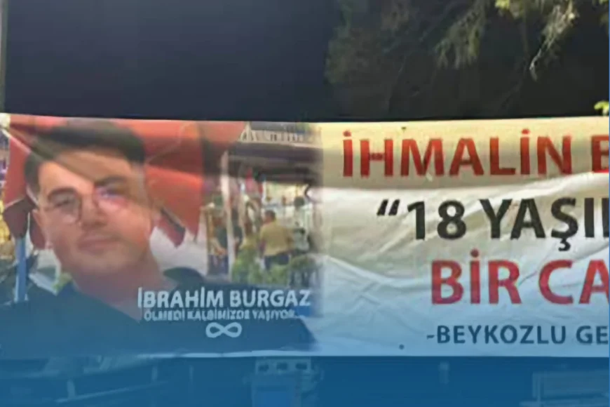 Beykoz’da elektrik kaçağı faciası sonrası pankartlı protesto: “İhmalin bedeli 18 yaşında bir genç”