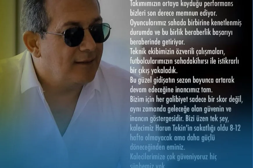 Beykoz A.Ş. Başkan Vekili Tayfur Erdinç: “Takımımızın Ortaya Koyduğu Performans Bizleri Son Derece Memnun Ediyor”