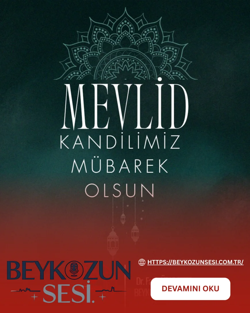Beykoz Kaymakamı Fatih Ürkmezer: “Mevlid Kandilimiz ülkemize ve İslam dünyasına hayırlar getirsin”