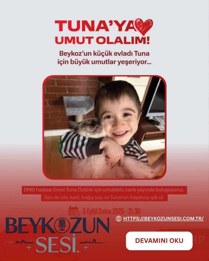 Beykoz’da DMD hastası Emre Tuna Öztürk için canlı yayında bağış kampanyası düzenlenecek