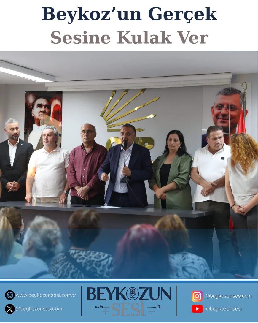 CHP Beykoz İlçe Başkanı Mahir Taştan: “Onur ve şerefleri varsa Belediye Meclisi üyeliğinden de istifa etsinler”