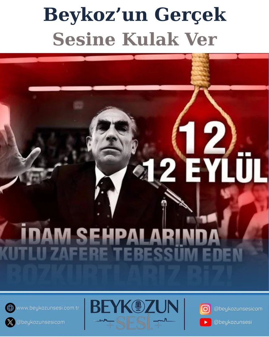MHP Beykoz İlçe Başkanlığı 12 Eylül darbesinde hayatını kaybeden ülkücüleri andı