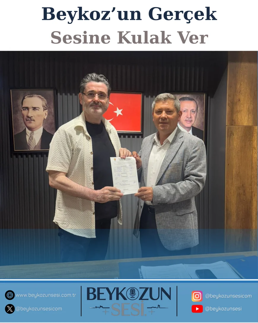 Muharrem Kaşitoğlu AK Parti’ye yeniden katıldı, üyelik işlemi Beykoz’da gerçekleşti
