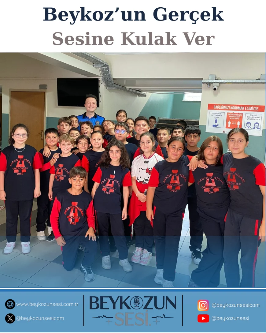 Beykoz’da öğrenciler için güvenlik, siber zorbalık ve polislik mesleği semineri düzenlendi