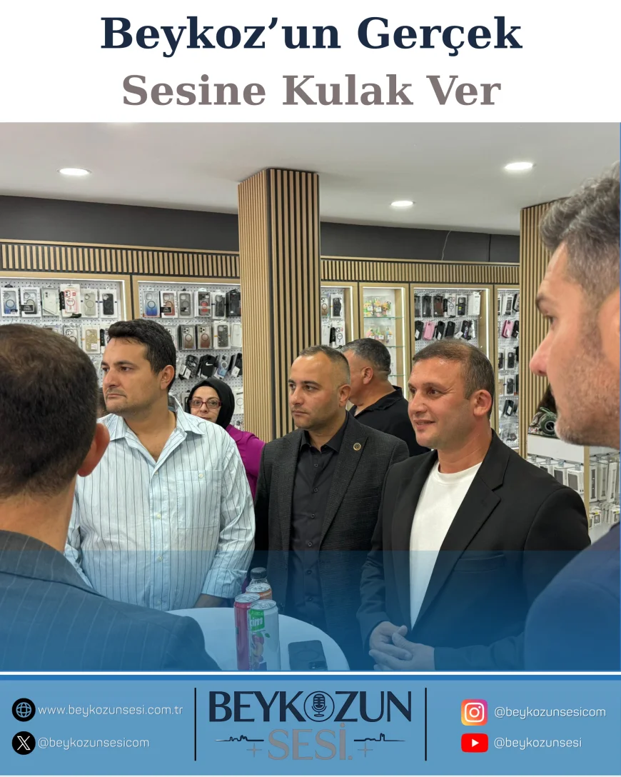 MHP Beykoz İlçe Başkanlığı heyeti Kavacık’ta düzenlenen işyeri açılışına katıldı