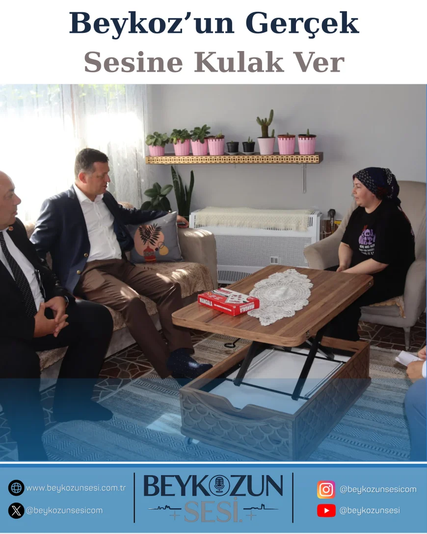 Beykoz Kaymakamı Fatih Ürkmezer “Ailemiz İstanbul” projesiyle mahallelerde aile ziyaretlerini sürdürüyor