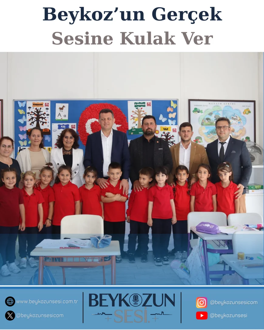 Beykoz Kaymakamı Dr. Fatih Ürkmezer: "Öğrencilerin en iyi imkanlarla eğitim alması için iş birliğini sürdüreceğiz"
