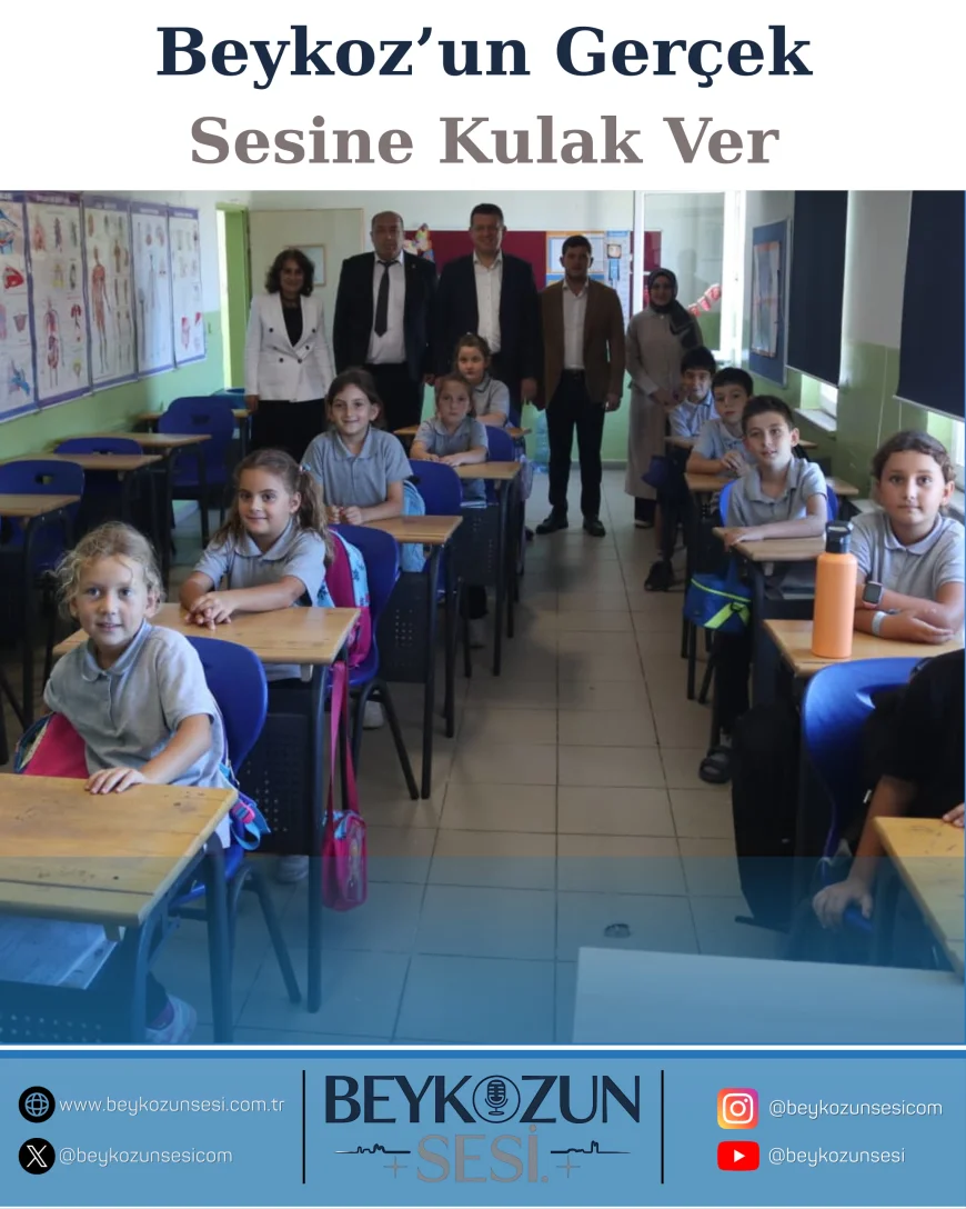 Beykoz Kaymakamı Fatih Ürkmezer: "Çocuklarımızın en iyi koşullarda eğitim görmesi önceliğimiz"