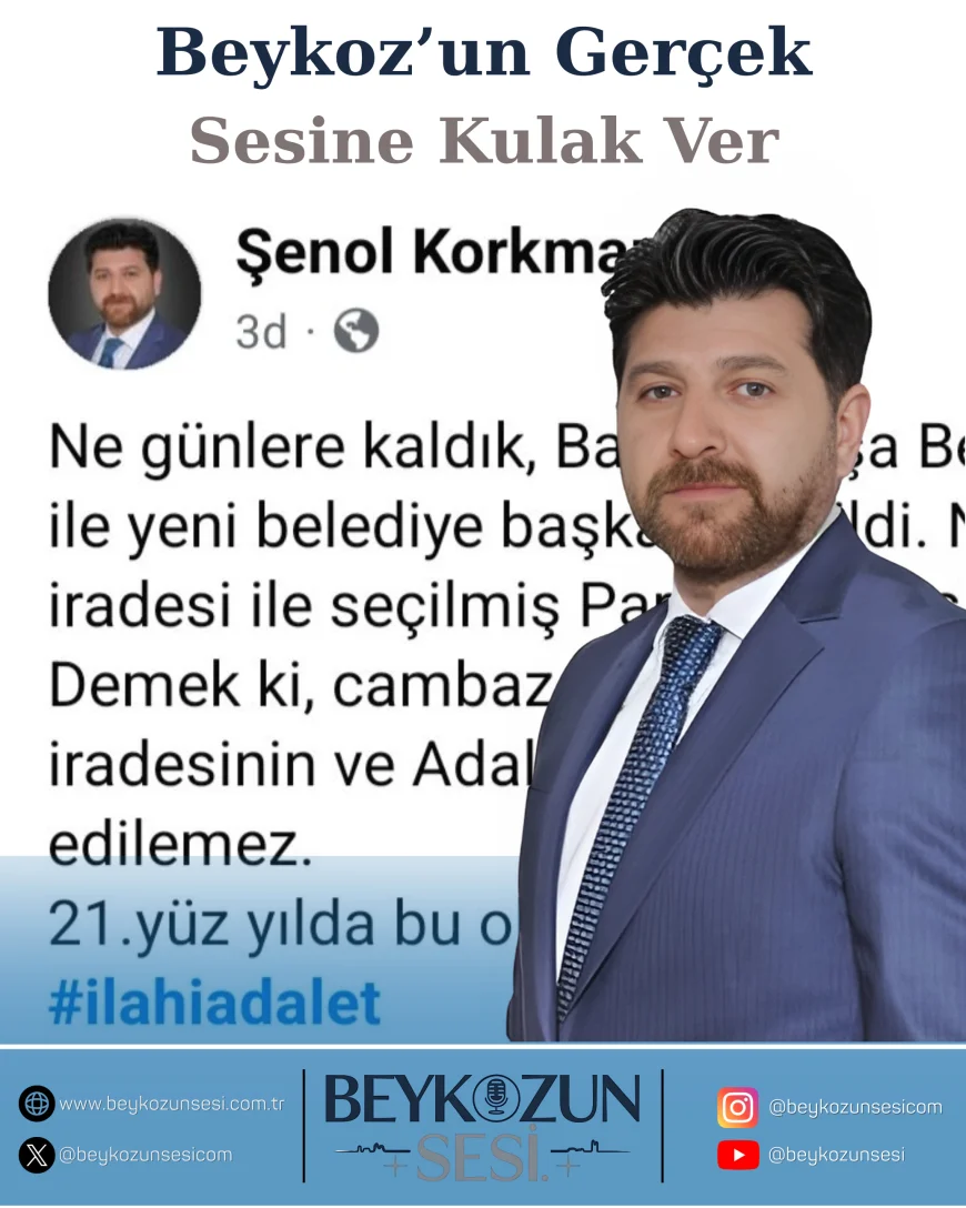 Şenol Korkmaz: "Millet iradesinin ve adaletin üzerinde hiçbir eylem kabul edilemez"