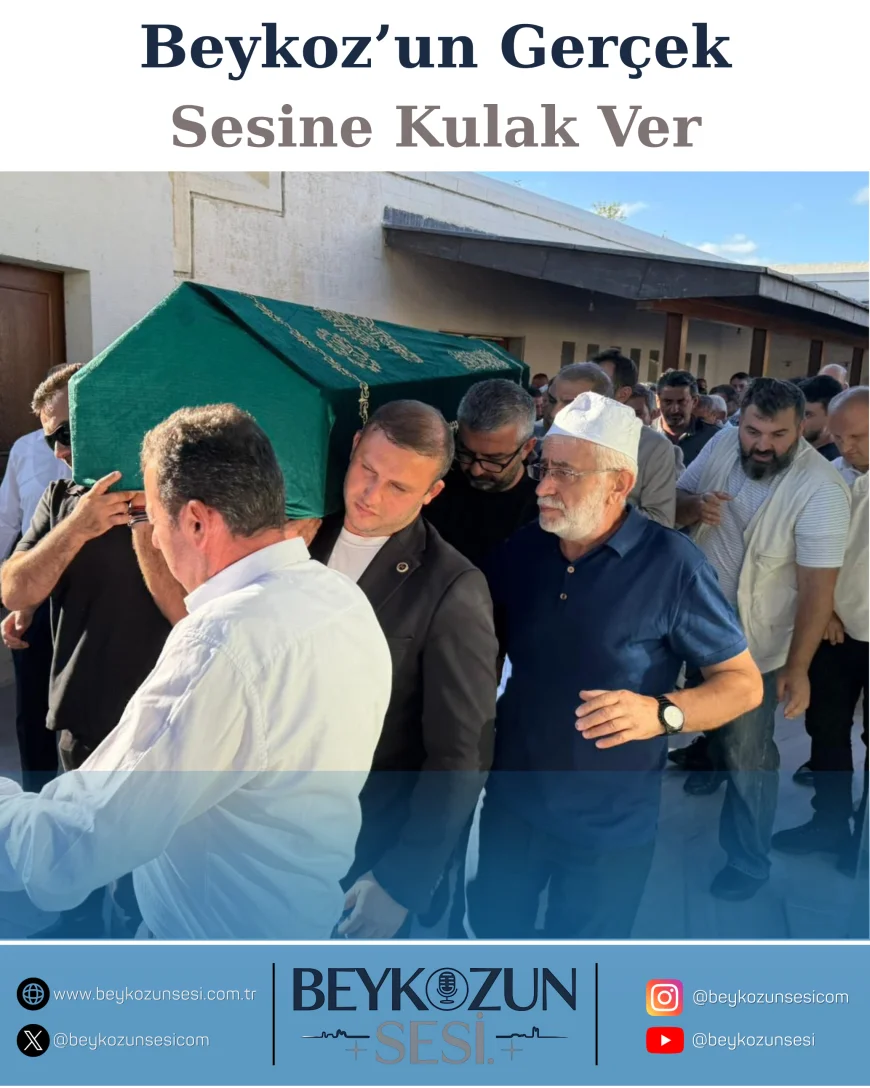 Beykoz’da Cemil Civelek İçin Düzenlenen Cenaze Törenine Siyaset ve Sivil Toplumdan Yoğun Katılım