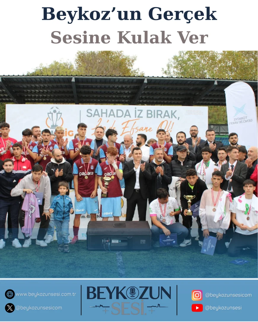 Beykoz’da TÜGVA GençLig Finalinde Trabzon Şampiyon Oldu, Kaymakam Ürkmezer Gençlere Sporun Birleştirici Gücünü Vurguladı