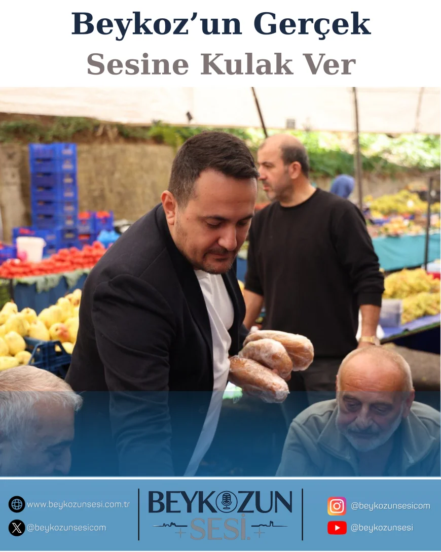 MHP Beykoz Soğuksu Pazarı’nda kahvaltı ikramıyla esnaf ve vatandaşla buluştu