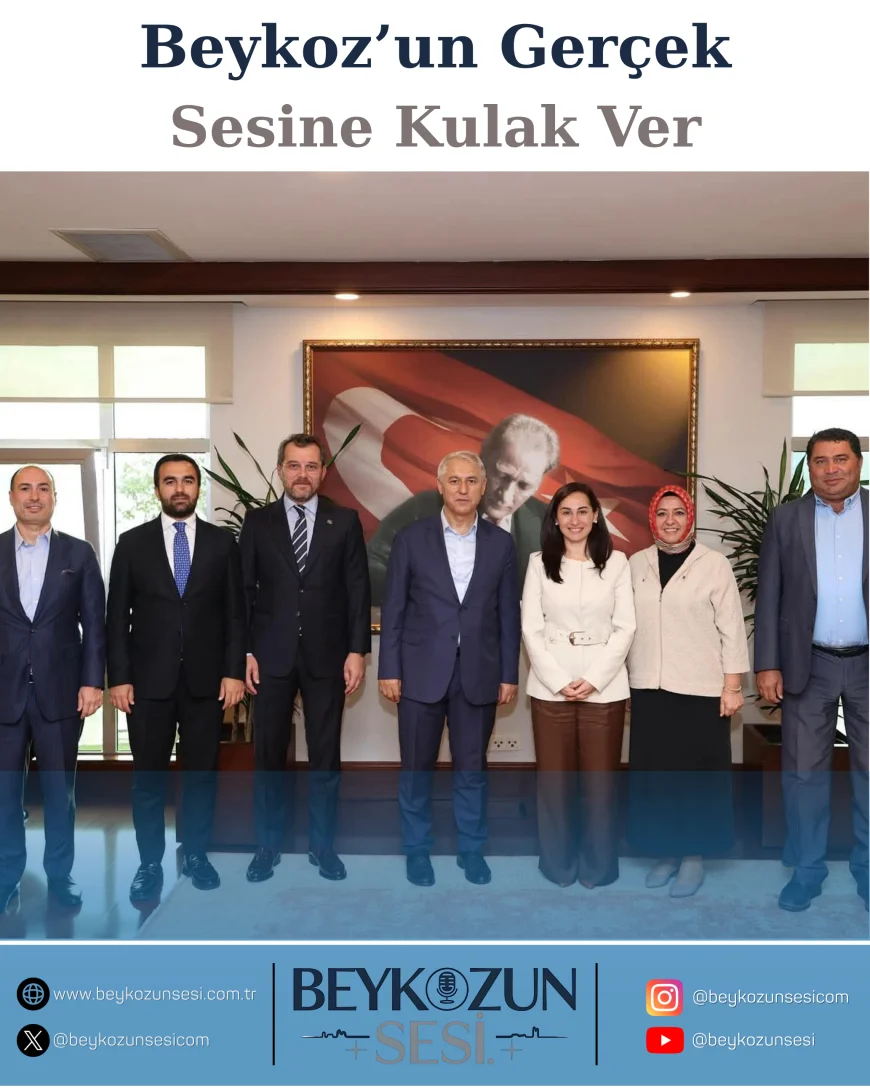 AK Parti Grup Sözcüsü Murat Türkyılmaz Beykoz Belediyesi’nde projeler ve iş birliği üzerine görüşme gerçekleştirdi