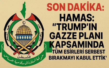 Hamas: Trump’ın Gazze Planı Kapsamında Tüm Esirleri Serbest Bırakmayı Kabul Ettik