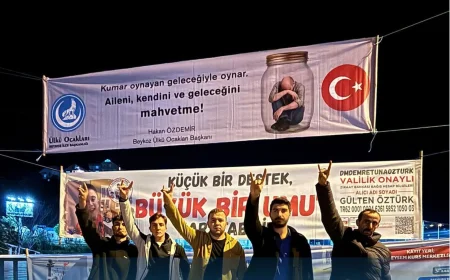 Beykoz Ülkü Ocakları’ndan gençleri sanal bahis ve kumar tehlikesine karşı uyaran farkındalık çalışması