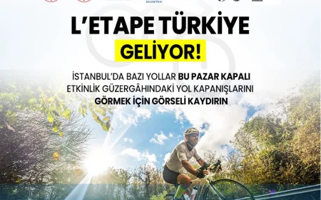 L’Étape Türkiye Beykoz’da başlıyor: Pazar günü birçok yol trafiğe kapatılacak