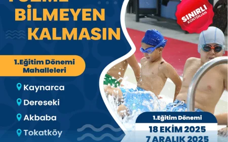 Beykoz Belediyesi’nden çocuklara yüzme eğitimi seferberliği: “Yüzme bilmeyen kalmasın” projesi başlıyor
