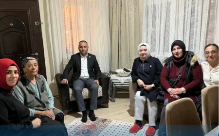 MHP Beykoz İlçe Teşkilatı, “Hayırlı Günler Komşum” programı kapsamında Çamlıbahçe’de aile ziyareti gerçekleştirdi