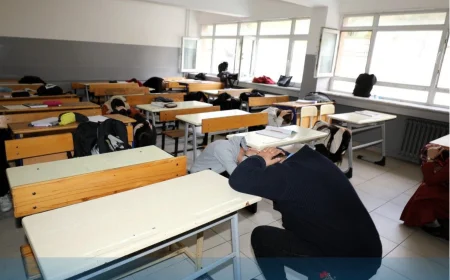 Beykoz’da Öğrencilere Deprem Bilinci Eğitimi: Şehit Murat Akdemir Meslek Lisesi’nde Tatbikat Gerçekleştirildi