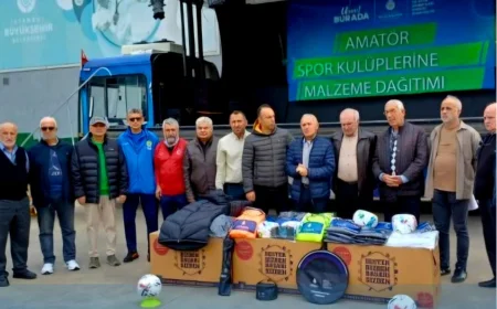 İBB’den Beykoz’daki Amatör Spor Kulüplerine Malzeme Desteği: Yeni Sezon Öncesi Moral Desteği