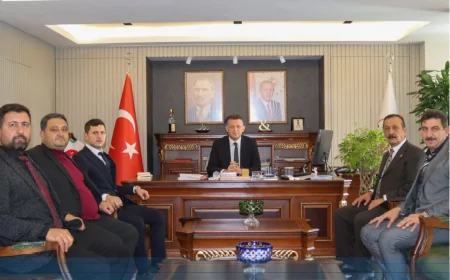 Beykoz’un Muhtarlarından Kaymakam Dr. Fatih Ürkmezer’e 19 Ekim Ziyareti